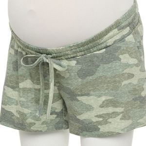 Maternity Camo Lounge Shorts Small New